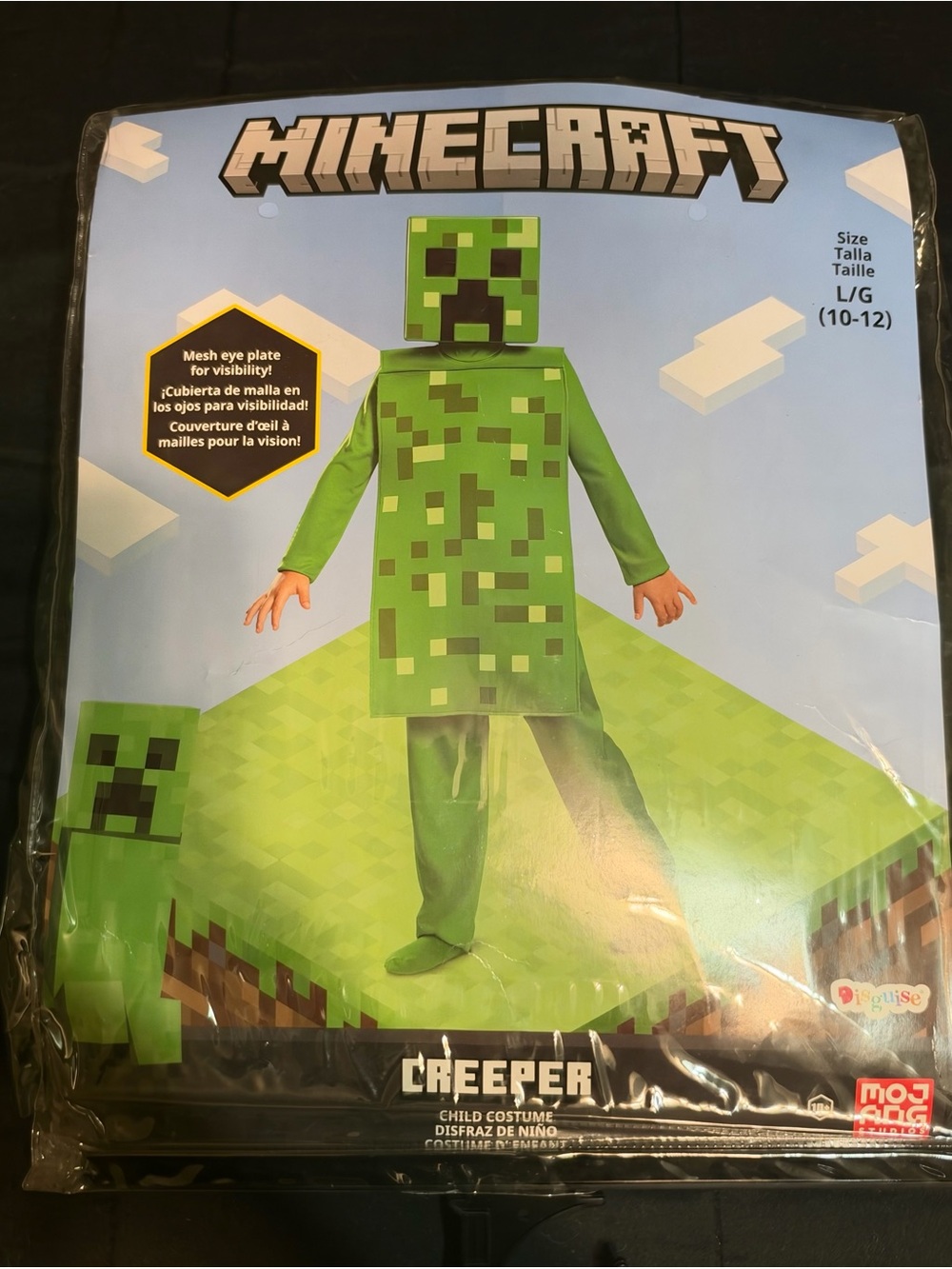 Disguise Minecraft Creeper Costume in Green